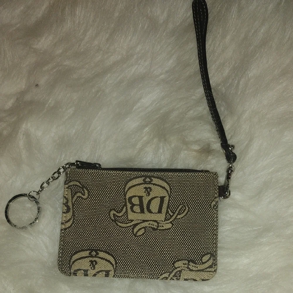 Dooney & Bourke Tan Monogram Wristlet